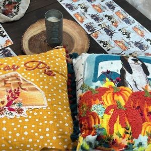 Two new with tags Pioneer Woman Fall Pillows